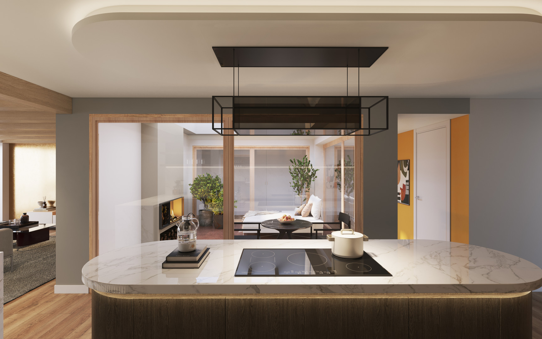 4 Zimmer Penthouse Küche